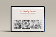 StriveSphere - Framer Template, a Websites & App Template by BiancaXavier (Thumbnail 1 of 4)