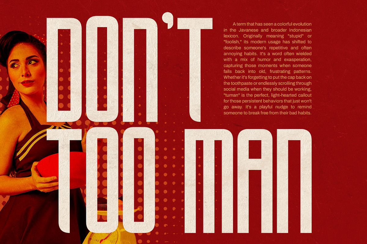 Thuman - Tall Display Font, a Sans Serif Font by CuratedType Studio (Photo 3 of 13)