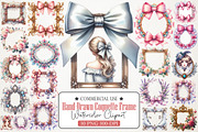 Hand-Drawn Coquette Frame Clipart, an Illustration by RobertsArt (Thumbnail 8 of 8)