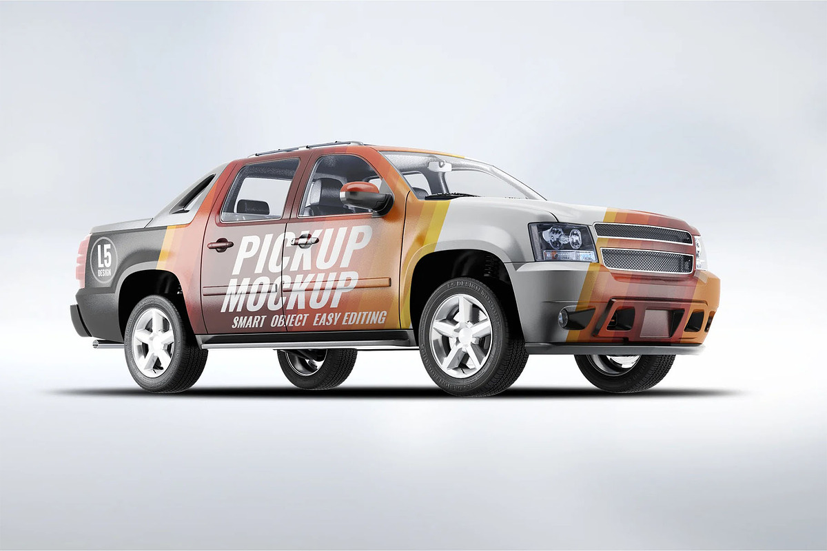 4X4 Pickup Truck Mock-Up, a Product Mockup by Hubzway (Photo 6 of 8)