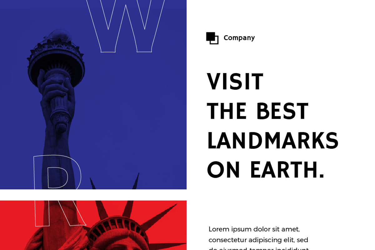 Landmark Social Media Template, a Social Media Template by AQR Studio (Photo 4 of 10)