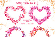 Be my Valentine - watercolor set, an Illustration by Charushella (Thumbnail 7 of 9)