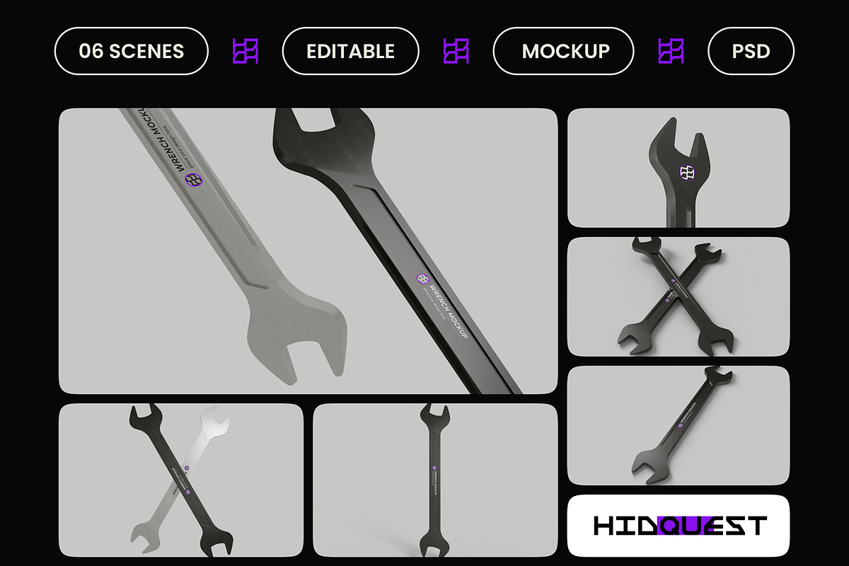 Wrench Mockup, a Mockup by hiddemaru (Photo 2 of 4)