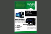 Computer World Flyer, a Flyer Template by PenciGraphics (Thumbnail 2 of 2)