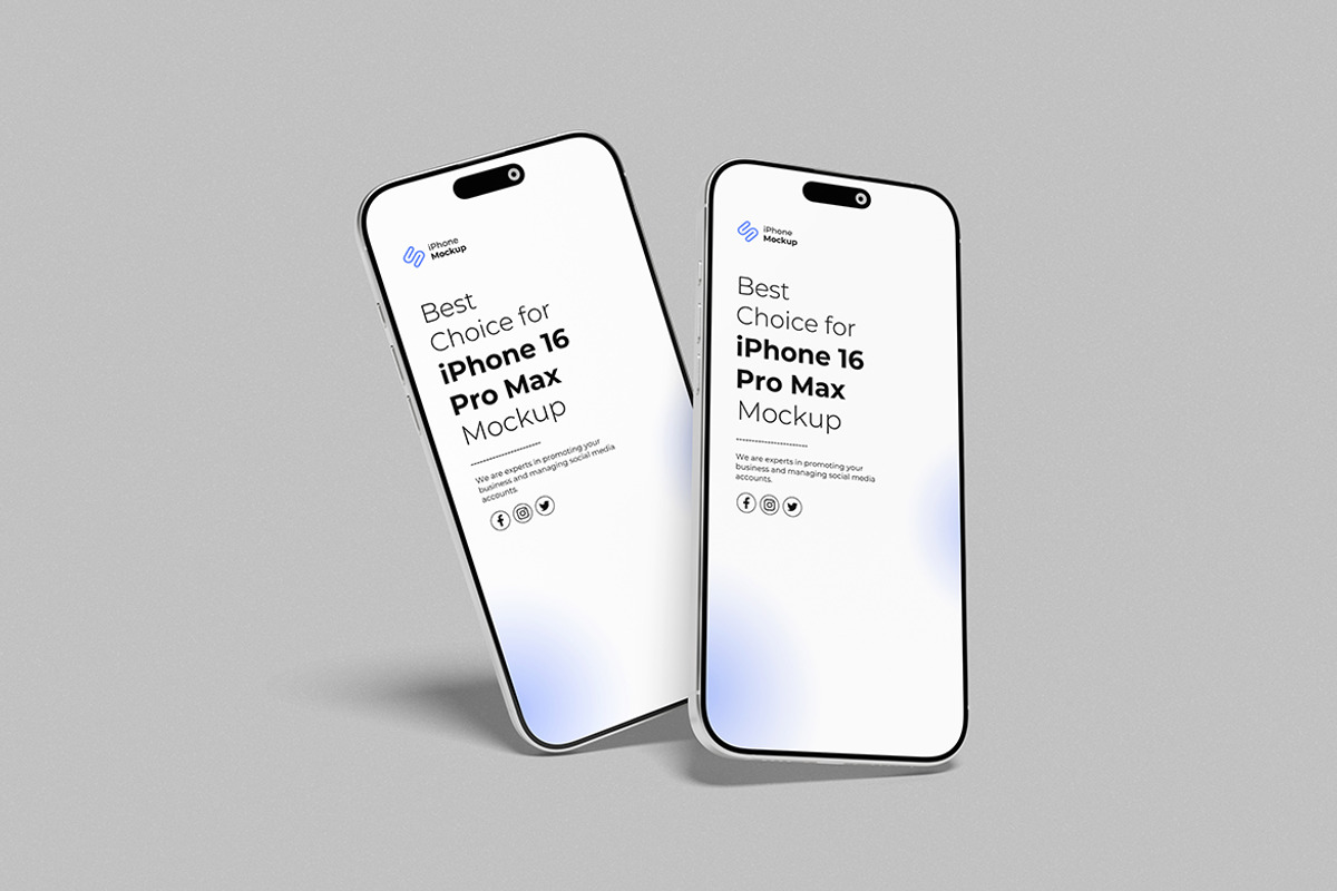 High Qualit iPhone 16 Pro Max Mockup, an iPhone Mockup by swsi-studio (Photo 3 of 5)