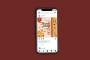 Thanksgiving Celebration Fall Brown, a Flyer Template by Me55enjah Design (Thumbnail 3 of 4)