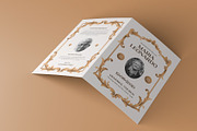 Classic Frame Funeral Program, a Brochure Template by Neermana (Thumbnail 3 of 4)