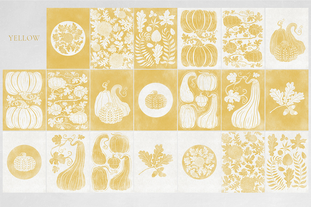 Autumn folk posters, a Wallpaper Graphic by Garden in frame (Photo 12 of 12)