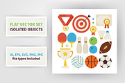 Sport Competition Flat Infographics, a Healthcare Illustration by Anna_leni (Thumbnail 2 of 4)