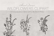 wildflowers clipart, a Decorative Illustration by JULIA x JULIE's ART (Thumbnail 2 of 5)