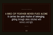 TRT Bird of Feather – Elegant Serif, a Font by truetype (Thumbnail 5 of 15)
