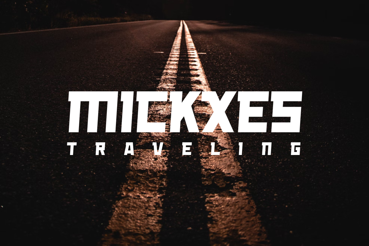 Mickxes - Font, a Sans Serif Font by artchiles_design (Photo 2 of 5)