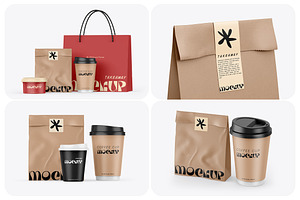 Takeaway Packaging Mockups Set, a Packaging Mockup by Mockups Planet
