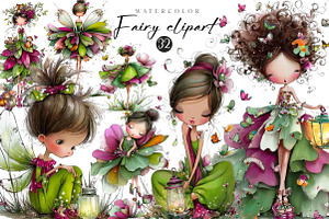 Fairy clipart, an Illustration by CreationArt