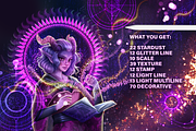 PROCREATE MAGIC SHINE & GLITTER, a Brush Add-On by AlexandraArt (Thumbnail 3 of 14)