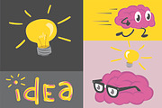 Fast thinking idea set, an Illustration by Do2design (Thumbnail 1 of 3)