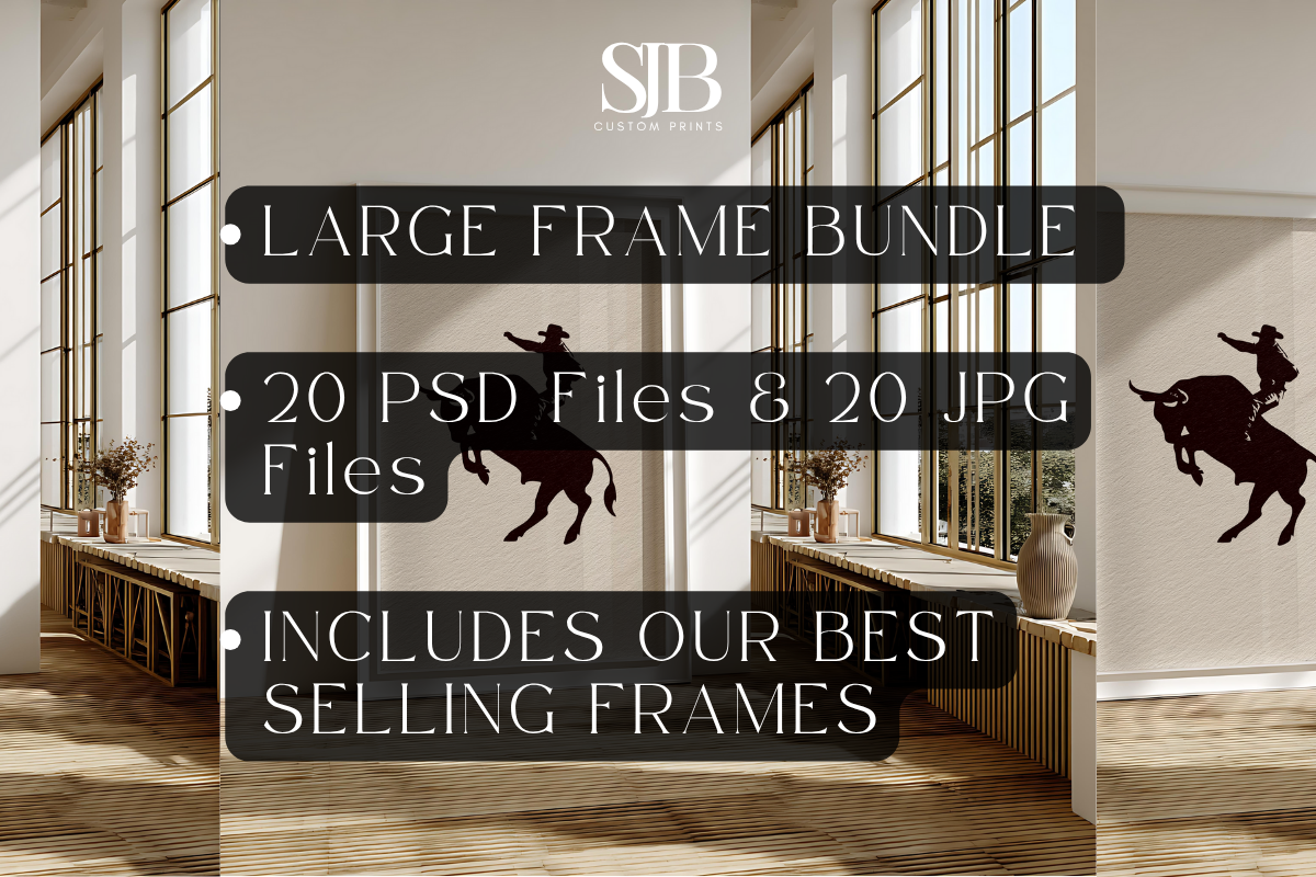 Bestsellers Frame Bundle - PSD Files, a Household Mockup by SJB Custom Prints (Photo 4 of 6)