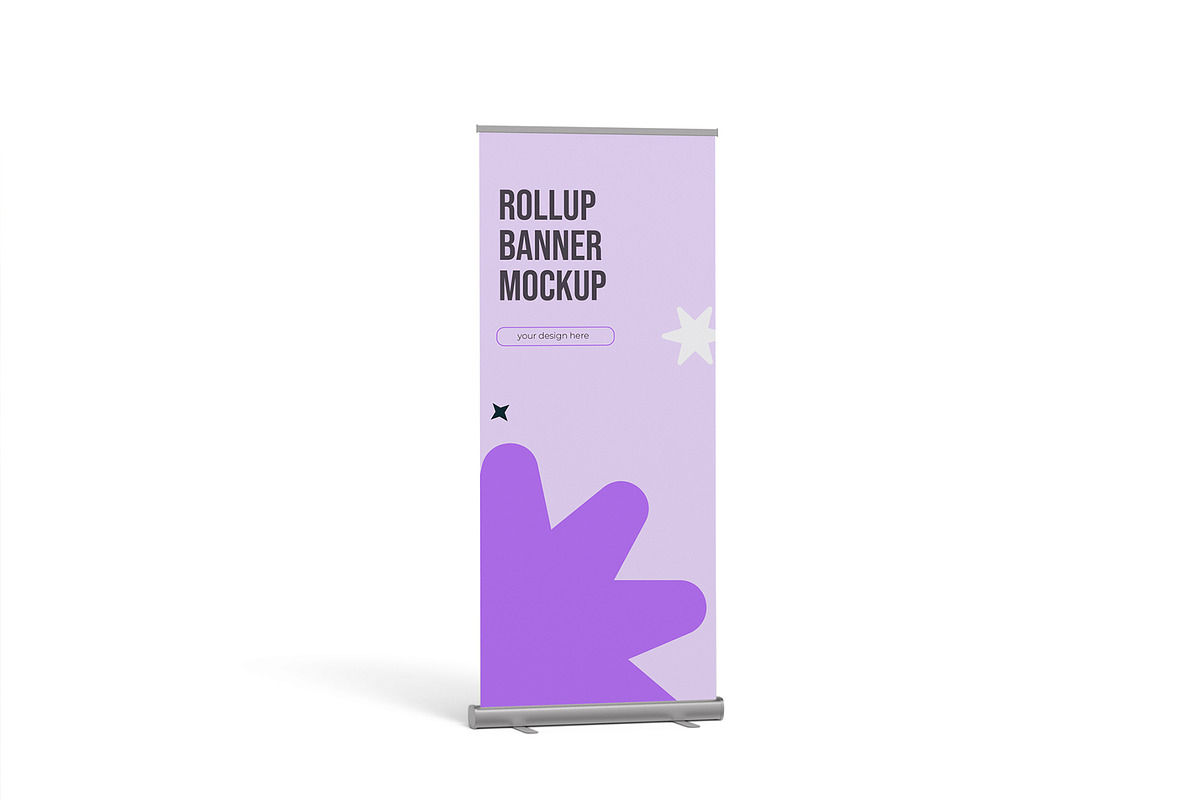 Roll-Up Banner Display Mockup Bundle, an Advertising Mockup by graphypix (Photo 10 of 14)