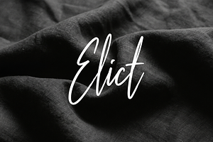 Elict - Handwritten Script Font