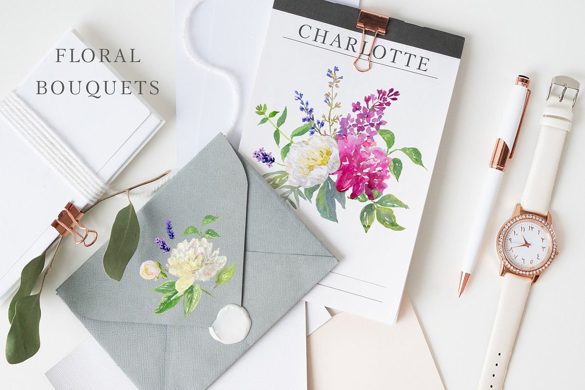 Charlotte. Watercolor collection, an Illustration by OJardin (Photo 3 of 7)