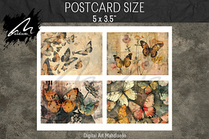 Shabby Butterfly Ephemera Kit