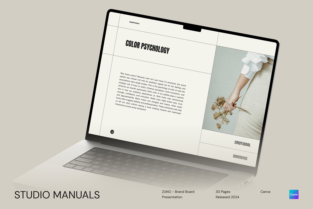 ZUNO – Brand Board Presentation, a Social Media Template by Studio Manuals (Photo 5 of 8)