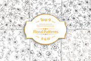 50% OFF! Best Black & White Patterns, a Pattern Graphic by Kotkoa (Thumbnail 1 of 4)