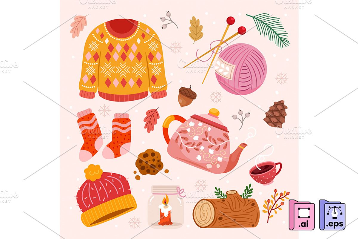 Winter Elements Collection, an Object Graphic by MISS CHATZ (Photo 1 of 3)