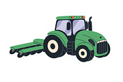 Farm tractors, agriculture machines, a Transportation Illustration by Good Studio (Thumbnail 6 of 7)