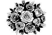 Wedding Flower Bouquet Silhouette, an Object Graphic by Creativeshirt (Thumbnail 12 of 20)