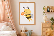 Bee Clipart Bundle, an Animal Illustration by Palau (Thumbnail 5 of 10)