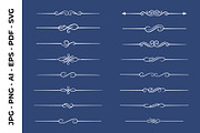 Dividers and Text Separators Set, a Decorative Illustration by nandinigraphics (Thumbnail 1 of 3)