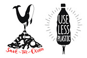 Save the ocean ecology set, an Animal Illustration by JULYMILKS (Thumbnail 3 of 4)