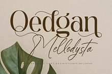 Qedgan Mellodysta A Modern Font Duo