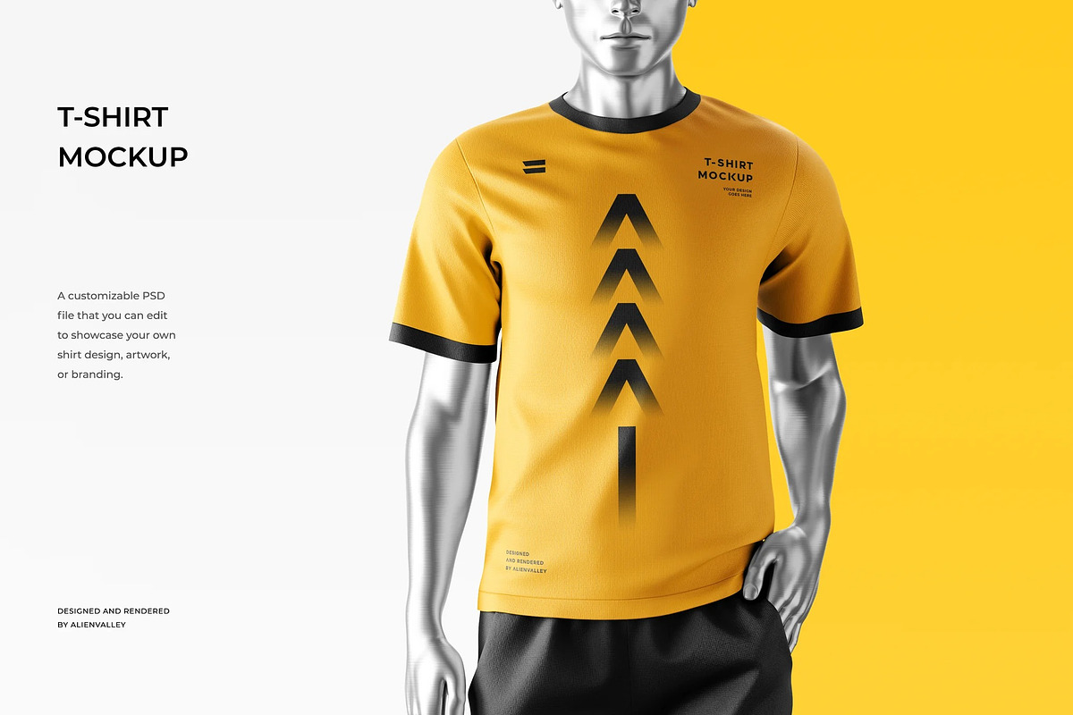 T-shirt Mockup, a Shirt Mockup by zpackcreative (Photo 1 of 5)