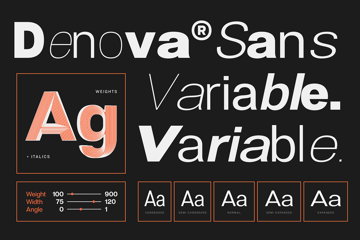Denova - Variable Grotesk Sans, a Sans Serif Font by Fargun Studio (Photo 13 of 15)