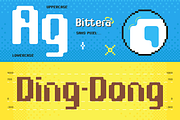 Bittera - Retro 8-bit Pixel, a Sans Serif Font by Artisan Themes (Thumbnail 8 of 11)