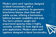 Modern Trendy - Rylone Sans Serif, a Sans Serif Font by roomspace creative lab (Thumbnail 7 of 11)
