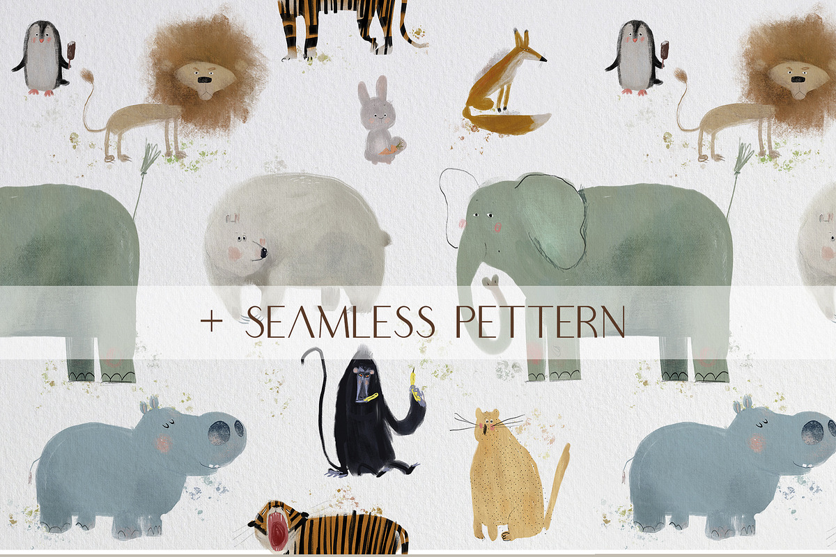 Funny ZOO, an Animal Illustration by Eve Farb (Photo 3 of 3)