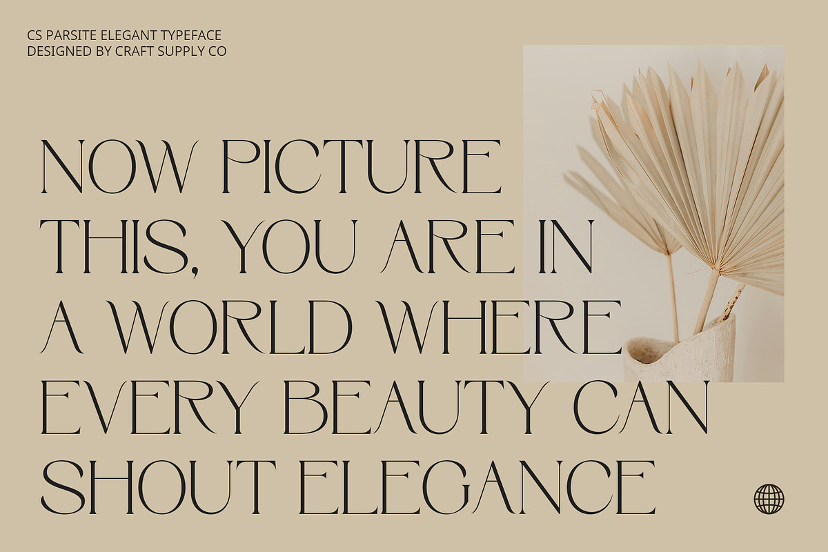 CS Parsite – Elegant Font, a Serif Font by Craft Supply Co. (Photo 5 of 8)