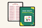2025 Digital Craft Business Planner, a Stationery Template by Designmela01 (Thumbnail 3 of 8)