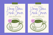Floral Poise Charming Calligraphy, a Handwritten Font by AmorfaType (Thumbnail 2 of 11)