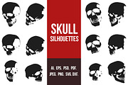 Skull silhouettes, an Object Graphic by CGterminal (Thumbnail 1 of 2)