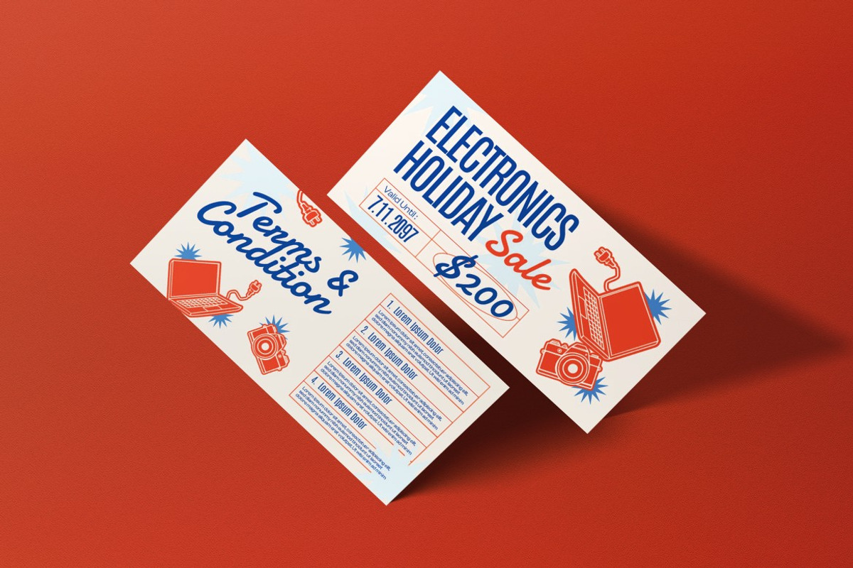 Electronic Holiday Sale Voucher preview 3