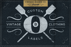 Custom Vintage Clothing Labels, a Branding & Logo Template by Ian Barnard