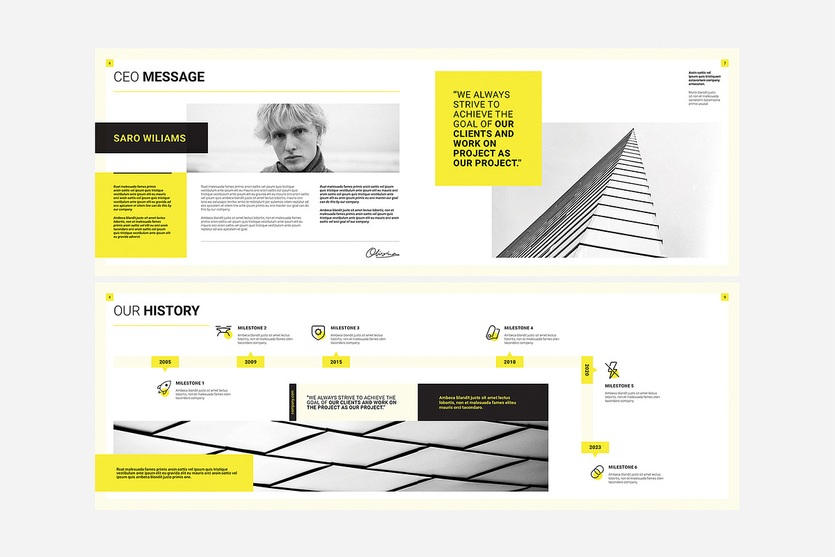 Business Brochure Template, a Brochure Template by WOWPro (Photo 4 of 6)