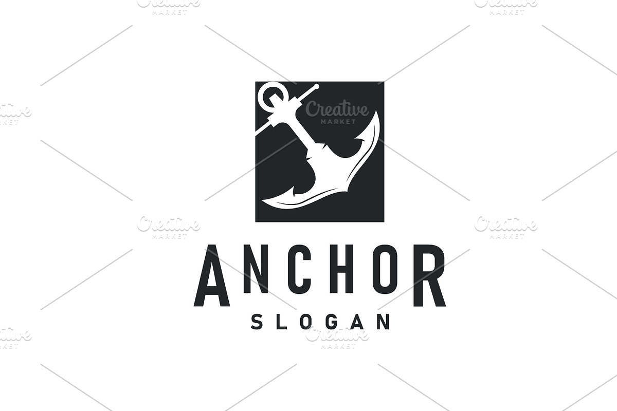 Marine ship vector anchor logo, a Branding & Logo Template by Maylianaw28