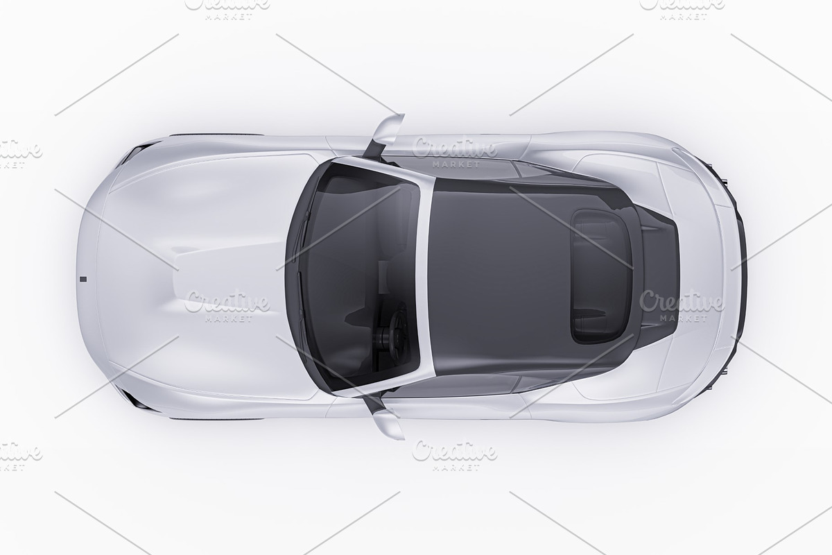 2027 Sport Convertible Mockup Set, an Advertising Mockup by Halal Graphic Studio (Photo 12 of 12)