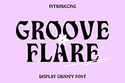 Groove Flare - Display Groovy Font, a Serif Font by Get Studio (Thumbnail 1 of 11)