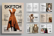 Fashion And Tailor Magazine Template, a Magazine Template by ContestDesign (Thumbnail 1 of 3)